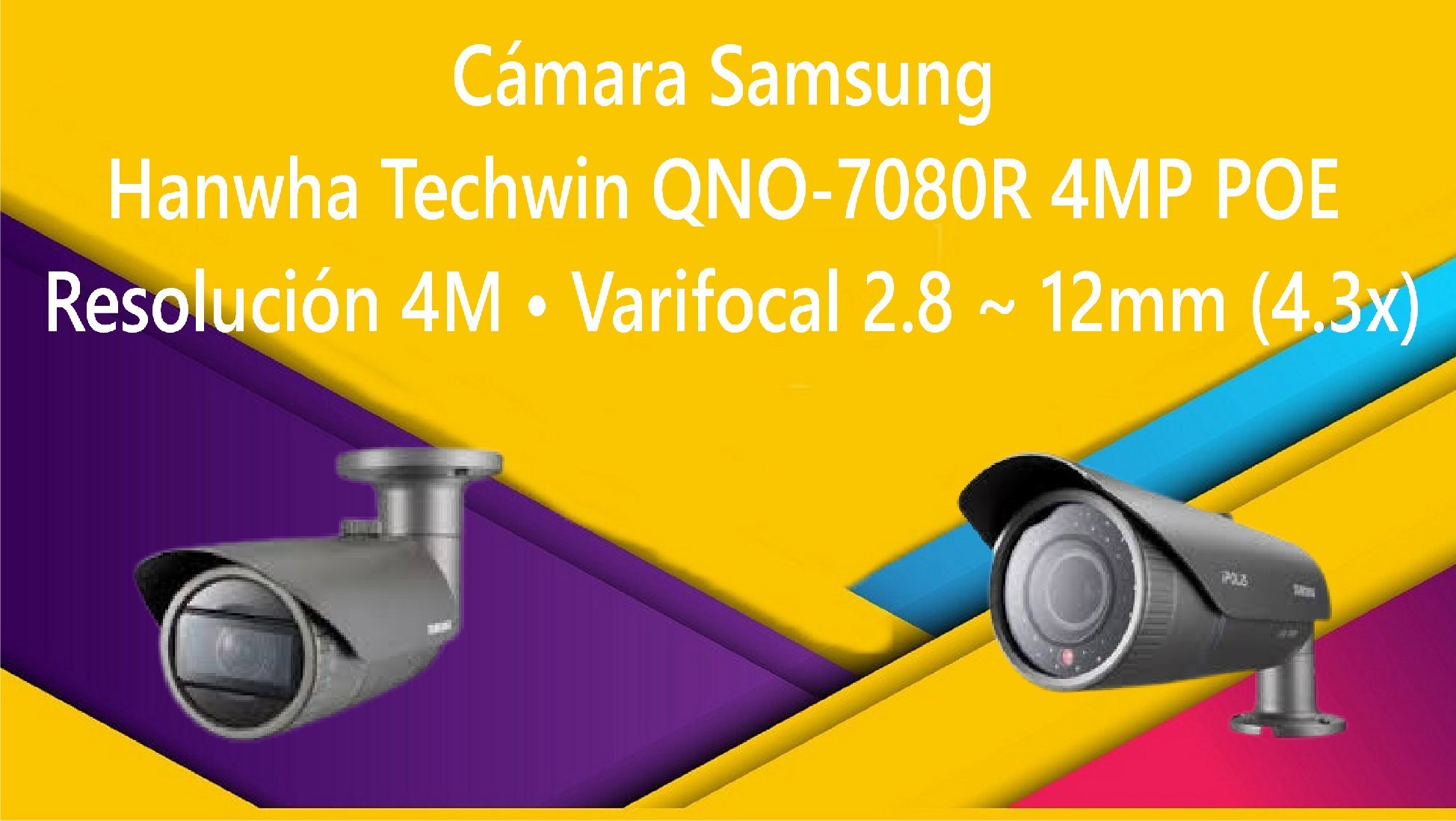 Samsung Hanwha Techwin QNO-7080R 4MP POE